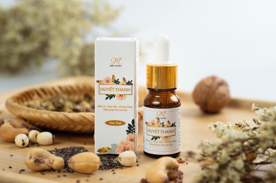 Đặc trị mụn huyết thanh mộc tuyết